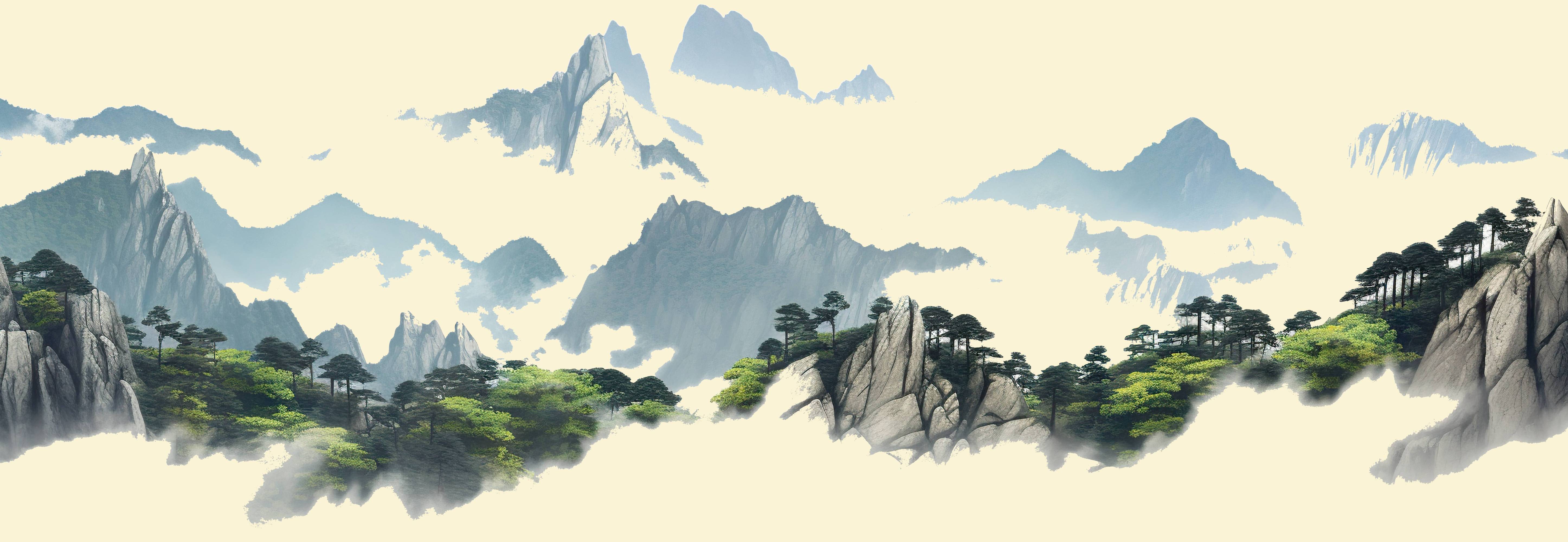 a tree with a mountain in the background